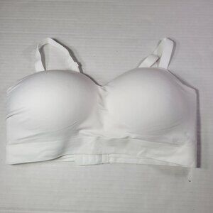 Truekind White Supportive Comfort Wireless Shaping Bra Size 2X